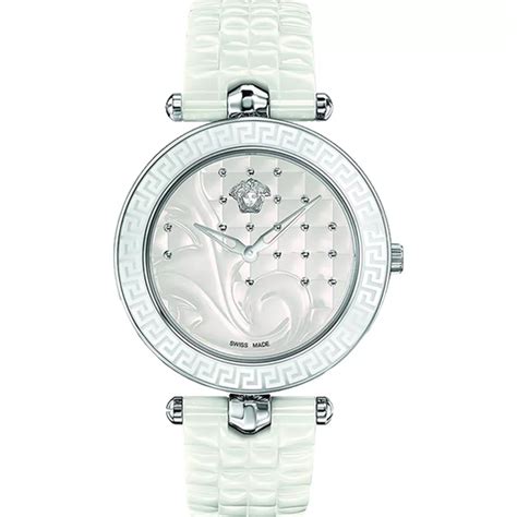 versace vanitas white watch|Women's Vanitas White Quilted Ceramic White Quilted Dial.